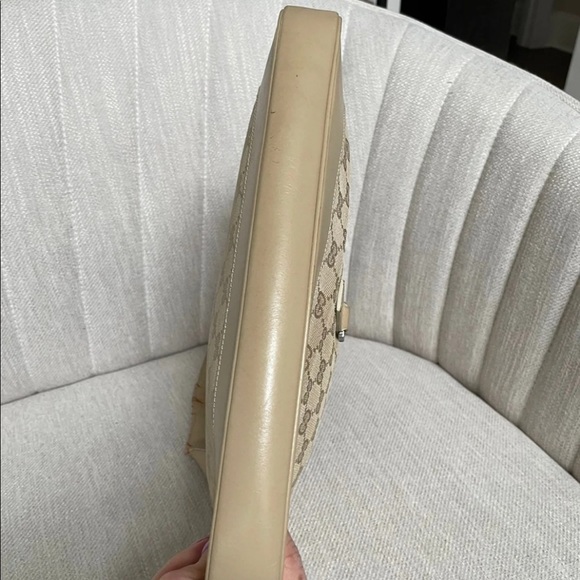 Vintage Beige Gucci Jackie shoulder bag - Picture 8 of 12